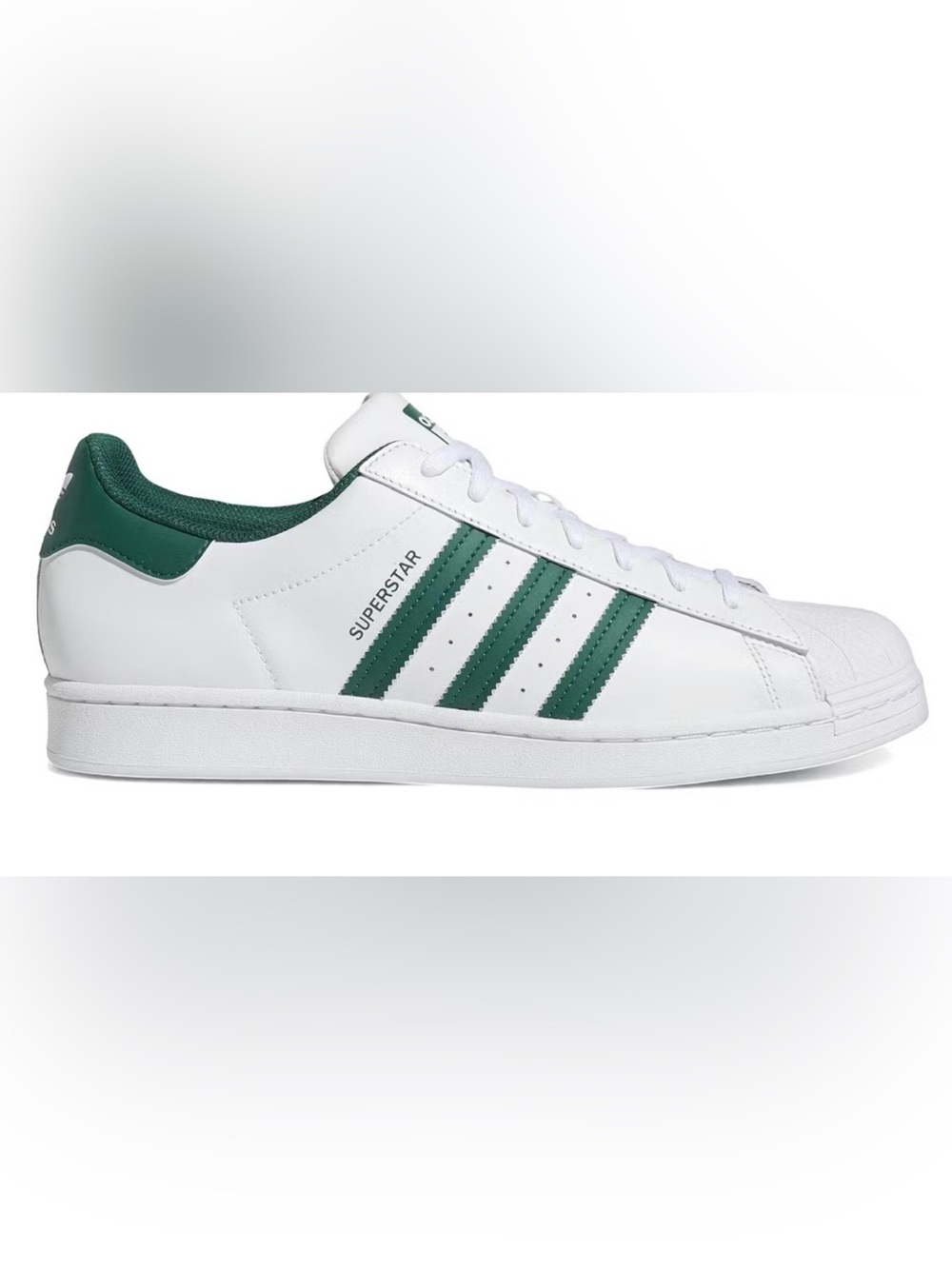 BRAND NEW Adidas Superstar Low-Top Sneakers - White & Green Mens or Womens
